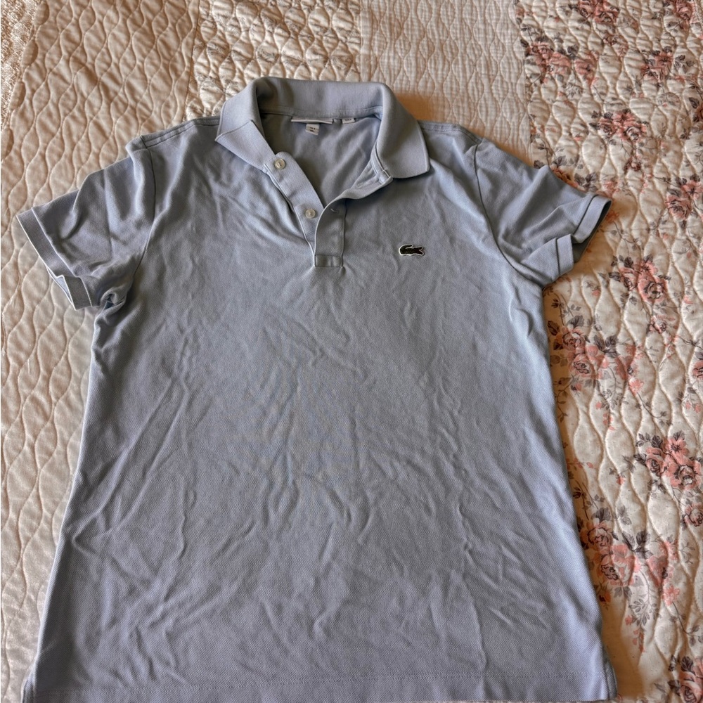 Light Blue Lacoste Polo Shirt